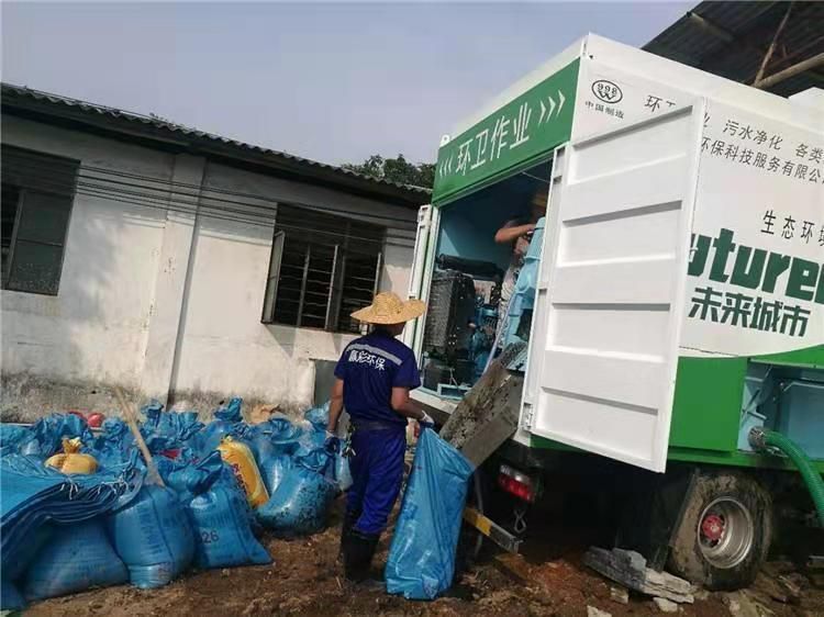 黄浦工业污泥压干处理